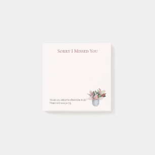 JW Ministerium Versorgung Sorry, ich vermisse Sie Post-it Klebezettel