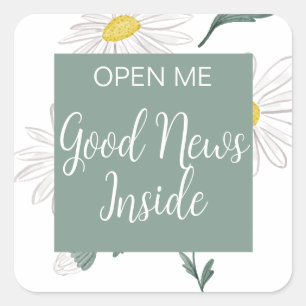 JW Ministry liefert Briefe, die gute Nachrichten s Quadratischer Aufkleber