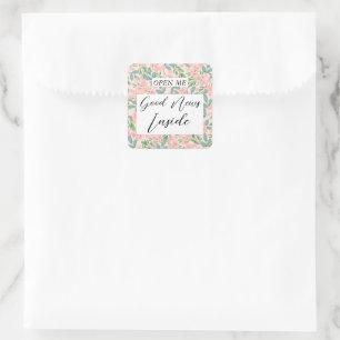 JW Ministry liefert Briefe, die gute Nachrichten s Quadratischer Aufkleber