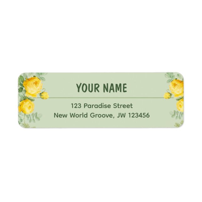 JW Ministry Return Labels (Vorne)
