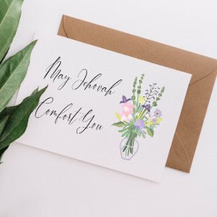  JW Mitgefühl. Möge Jehova euch trösten  Karte