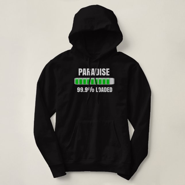 JW Org Jehovahs Zeugen geben Paradies Laden Hoodie (Design vorne)