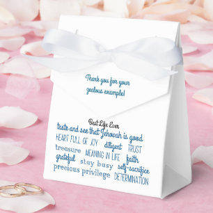 JW Pioneer Appreciative Favor Box Geschenkschachtel