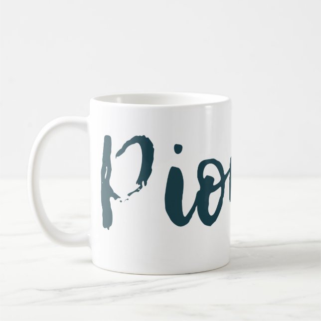 JW Pioneer Blue Green Wrap rund um die Tasse (Links)