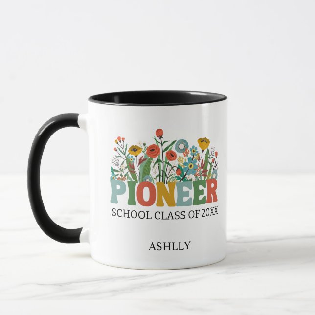 JW Pioneer School 2024 Gift Personalisiert Pioneer Tasse (Links)