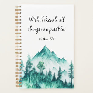 JW Planer, Matthew 19:26 JW-Geschenk Planer