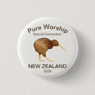 JW-Sonderkonvention 2025 - Neuseeland: Reines Gebe Button