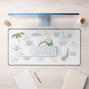 JW Spirituelle Ermutigung und Bekräftigung Schreibtischunterlage