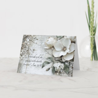 JW Sympathy Card - Jehovas grenzenloses Gedächtnis Dankeskarte