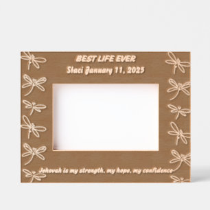 JW Taufe Personalisiert Keepake Geschenk Geätzte Rahmen