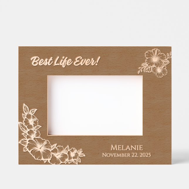 JW Taufen Geschenk oder Keepake für Schwestern! Geätzte Rahmen (Vorderseite)