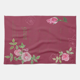 JW year text customize with calendar Geschirrtuch