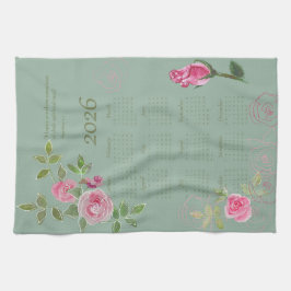 JW year text customize with calendar Geschirrtuch