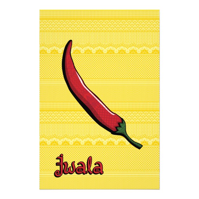 Jwala Chili Pepper Art Print Fotodruck (Vorne)