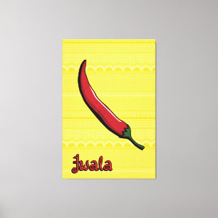 Jwala Chili Pepper Leinwand Art