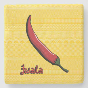 Jwala Chili Pepper Stone Untersetzer