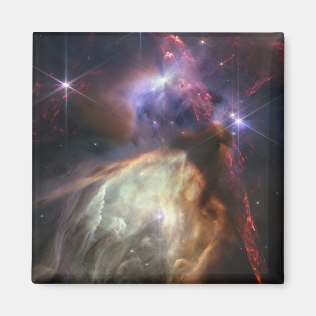 JWST-Bild der Rho-Ophiuchi-Sterne Magnet (Vorne)