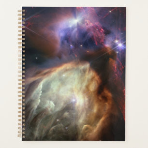JWST-Bild der Rho-Ophiuchi-Sterne Planer