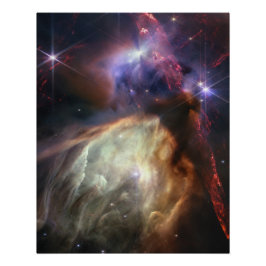 JWST-Bild der Rho-Ophiuchi-Sterne Poster