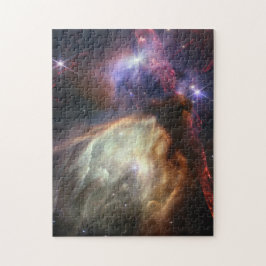 JWST-Bild der Rho-Ophiuchi-Sterne Puzzle