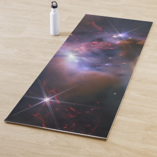 JWST-Bild der Sterne von Rho Ophiuchi Yogamatte