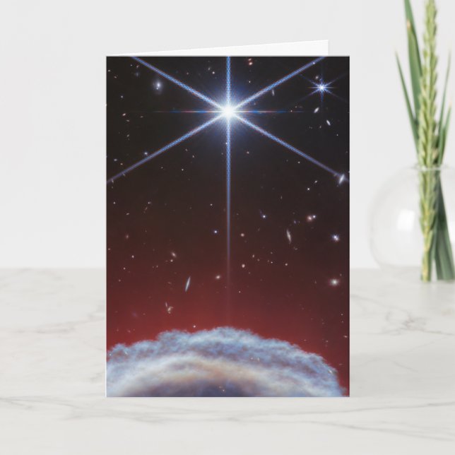 JWST-Bild des Rosshaennebels Karte (Vorderseite)