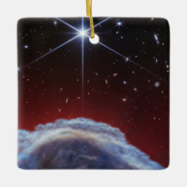 JWST-Bild des Rosshaennebels Keramikornament