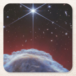 JWST-Bild des Rosshaennebels Rechteckiger Pappuntersetzer