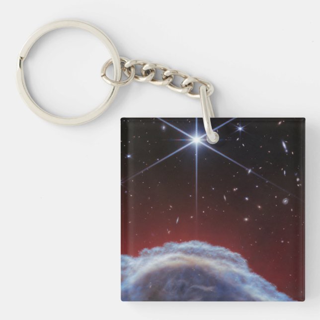 JWST-Bild des Rosshaennebels Schlüsselanhänger (Vorderseite)