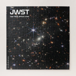 JWST Deep Field Galxy Cluster SMACS 0723 Puzzle