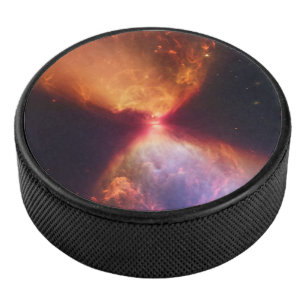 JWST Hourglass Protostar Formation Eishockey Puck