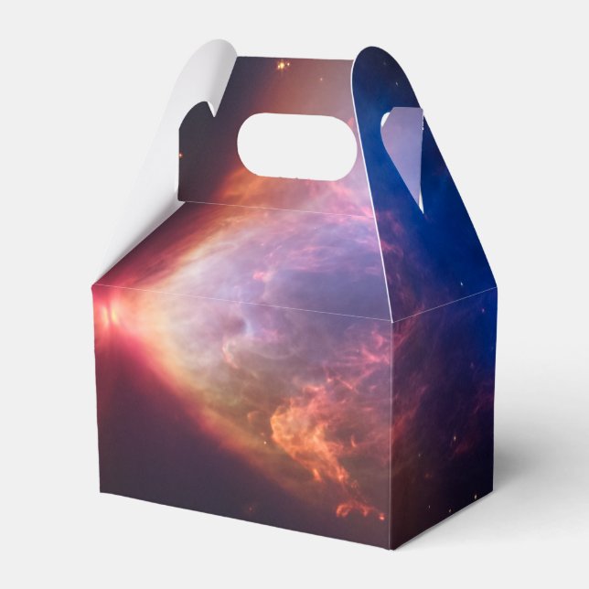 JWST Hourglass Protostar Formation Geschenkschachtel (Vorderseite)