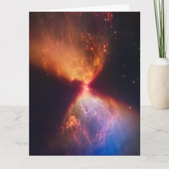 JWST Hourglass Protostar Formation Karte (Vorderseite)
