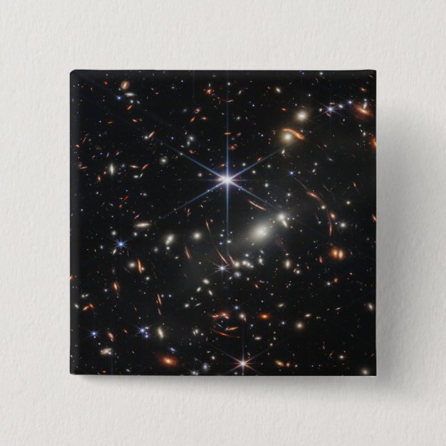 JWST James Webb Space Telescope Erste Bilder Button (Vorderseite)