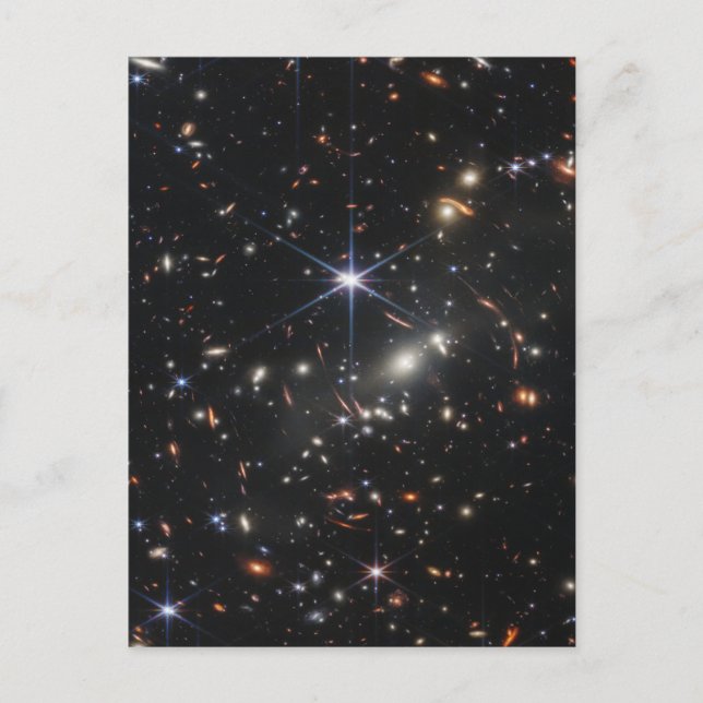 JWST James Webb Space Telescope Erste Bilder Postkarte (Vorderseite)