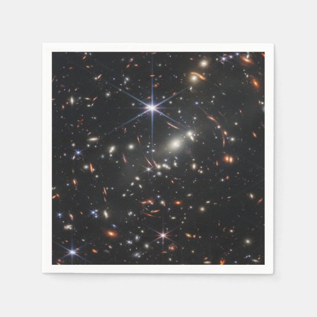 JWST James Webb Space Telescope Erste Bilder Serviette (Vorderseite)