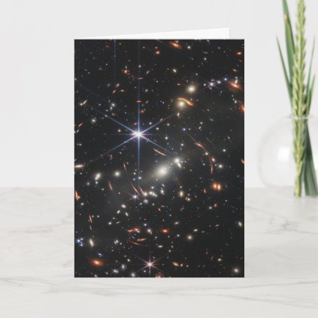 JWST James Webb Space Telescope First Images Card Karte (Vorderseite)