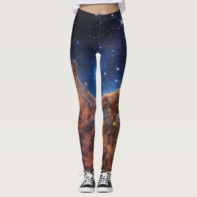 JWST James Webb Space Telescope Kosmic Cliffs Leggings (Vorderseite)