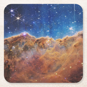 JWST James Webb Space Telescope Kosmic Cliffs Rechteckiger Pappuntersetzer