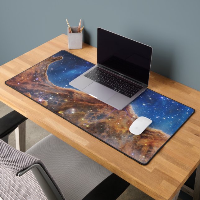 JWST James Webb Space Telescope Kosmic Cliffs Schreibtischunterlage (Büro 2)