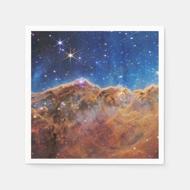 JWST James Webb Space Telescope Kosmic Cliffs Serviette (Vorderseite)
