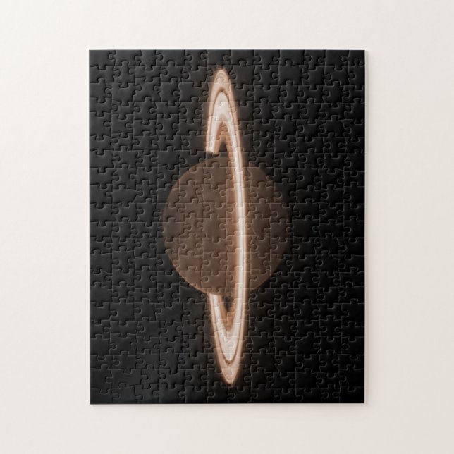 JWST James Webb Space Telescope Saturn Infrared Puzzle (Vertikal)