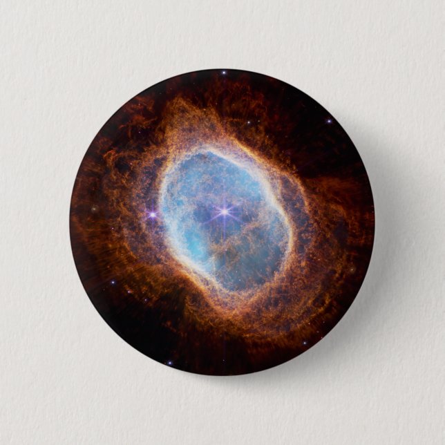JWST James Webb Telescope Southern Ring Nebula Button (Vorderseite)