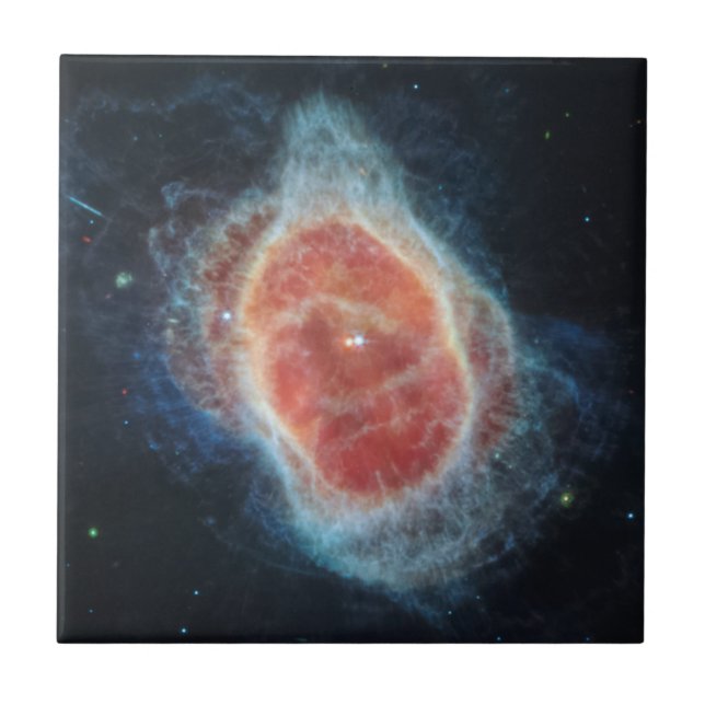 JWST James Webb Telescope Southern Ring Nebula Fliese (Vorderseite)