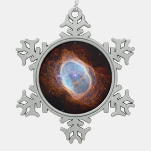 JWST James Webb Telescope Southern Ring Nebula Schneeflocken Zinn-Ornament