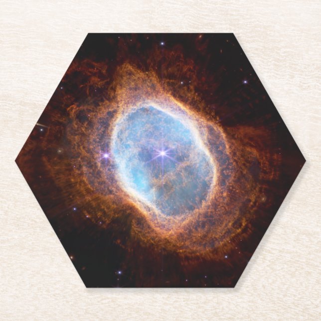 JWST James Webb Telescope Southern Ring Nebula Untersetzer (Vorderseite)