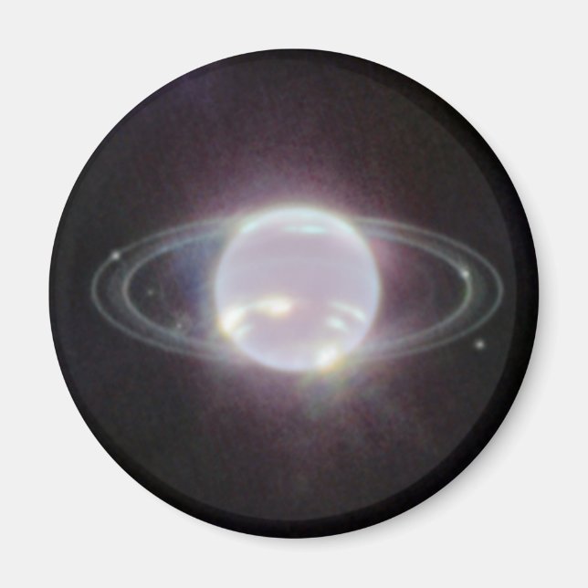 JWST Rings of Planet Neptune Magnet (Vorne)
