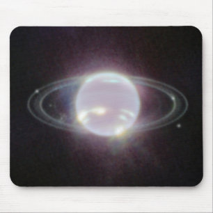 JWST Rings of Planet Neptune Mousepad