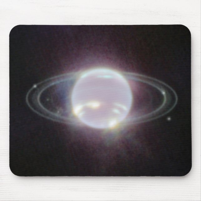 JWST Rings of Planet Neptune Mousepad (Vorne)