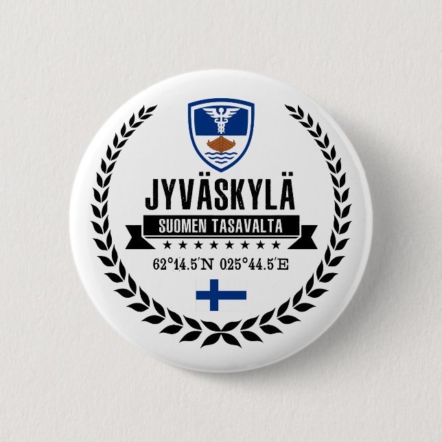 Jyväskylä Button (Vorderseite)